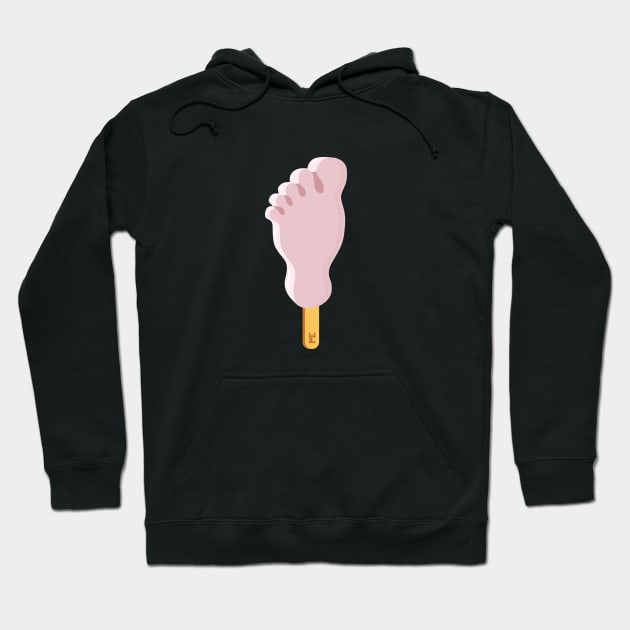 Funny Feet Ice Lolly Hoodie by MickeyEdwards